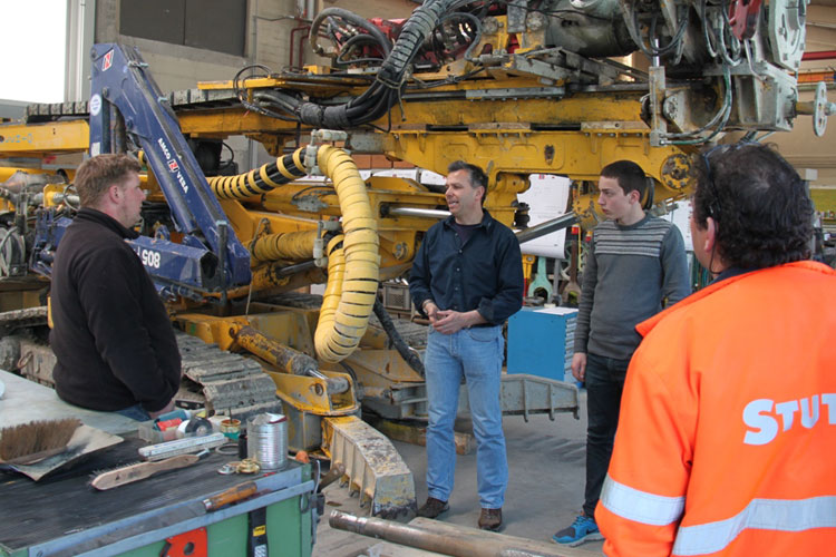 Bohrgerätekurs der STUTZ AG im Werkhof Hatswil