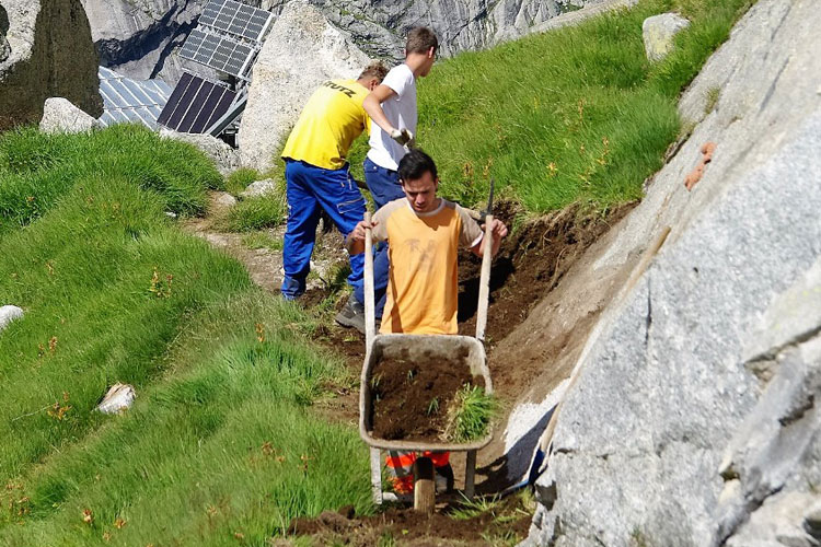 Lagerwoche 2016 auf 2600 Metern Höhe