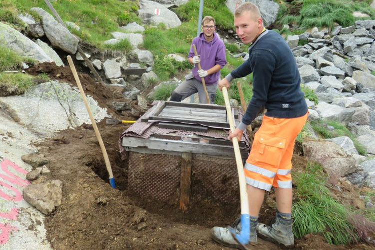 Lagerwoche 2016 auf 2600 Metern Höhe