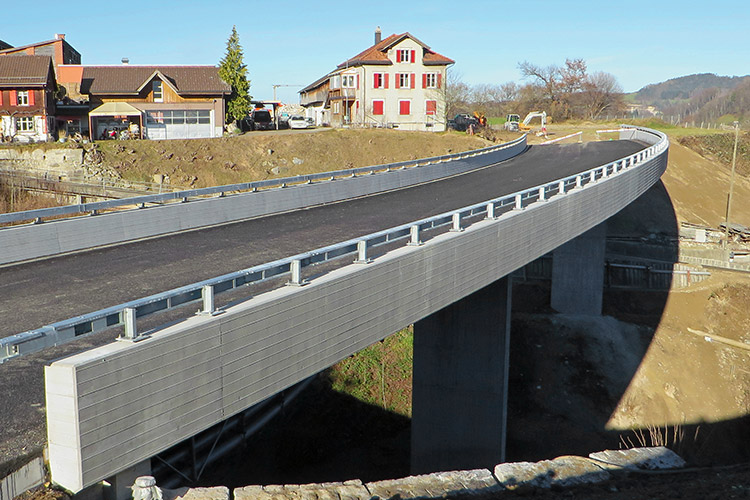 Brücke Dorfbach, Unterdorfstrasse, Bütschwil