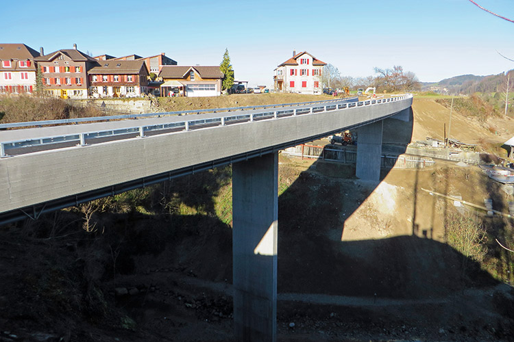 Brücke Dorfbach, Unterdorfstrasse, Bütschwil