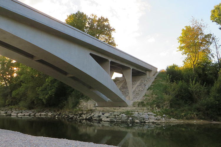 Thurbrücke Felsegg, Kantonsstrasse Zuzwil – Uzwil