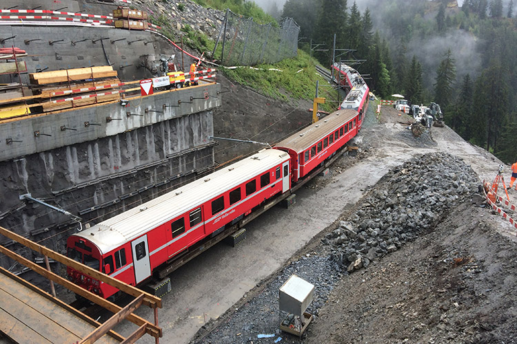 Lüener Rüfe Tunnel, Chur – Arosa