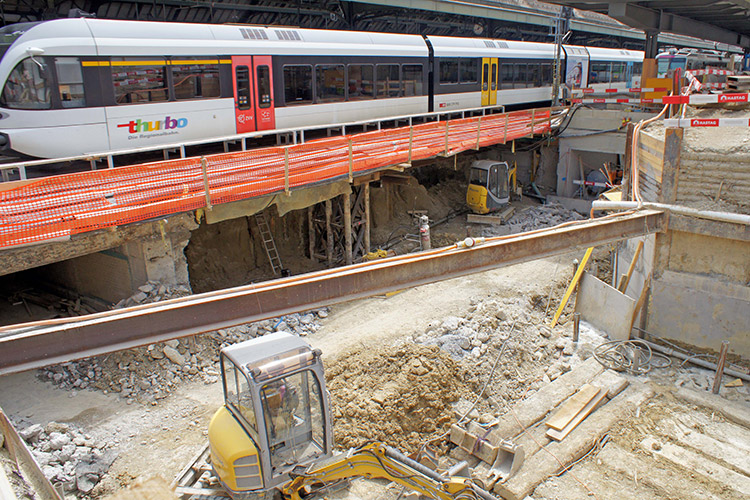 Personenunterführung Ost-Bahnhof St. Gallen