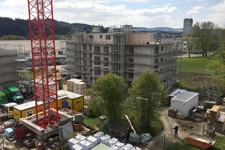 Umbau fünf Mehrfamilienhäuser Jägerstrasse, Gossau